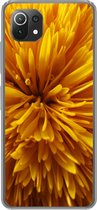 Geschikt voor Xiaomi 11T hoesje - Paardenbloem - Geel - Abstract - Siliconen Telefoonhoesje