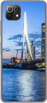 Geschikt voor Xiaomi 11T hoesje - Rotterdam - Water - Skyline - Siliconen Telefoonhoesje