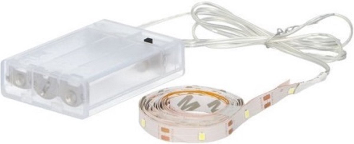 Grundig LED Strip - 2 Meter - 30 LED Multicolor - Werkt op Batterijen - Flexibele Lichtstrip