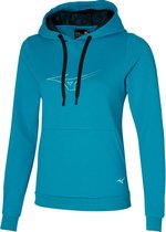 Mizuno Athletic Hoody Dames - Sporttruien - blauw - maat S