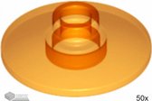 LEGO 4740 Doorzichtig oranje 50 stuks
