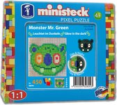 Ministeck GITD Glowmonster Mr. Green - Travelbox - 450pcs