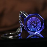 Bitcoin Sleutelhanger - Crypto - Led verlichting - Investeren - Geld