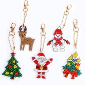 Diamond painting Sleutelhangers - Kerstmis