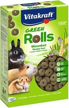 VITAKRAFT Green Rolls Kleurrijke traktaties voor kleine zoogdieren - Pak van 7x500g