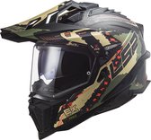 LS2 MX701 C Explorer Extend Mat Military Groen Adventure Helm - Maat XXL