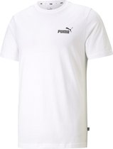 PUMA ESS Small Logo Tee Heren T-shirt - Wit - Maat L