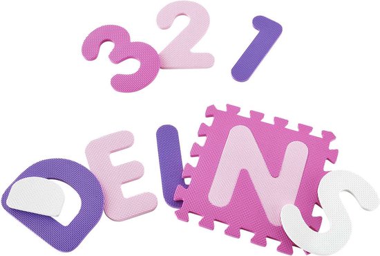 Puzzle mat 1cm dik foam Letters 1.89x1.89 mtr van Insma — afbeelding 3