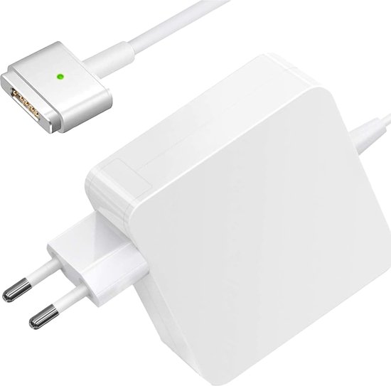 Caricatore 45W T-Tip Per MacBook Air 11 E 13 Pollici (2012-2017) – Cavo 2m Con Protezione Da Surriscaldamento E LED Di Stato
