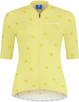 Rogelli Fruity Fietsshirt - Korte Mouwen - Dames - Geel - Maat XL