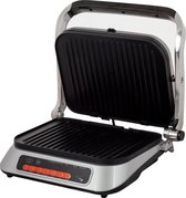 Chimb Contactgrill - Grill - Elektrisch - Type: FA-5344-3 - Zwart/RVS