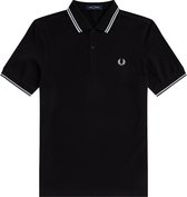 Fred Perry - Polo Zwart 350 - Slim-fit - Heren Poloshirt Maat L