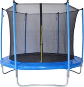 Trampoline - XXL trampoline - Inclusief veiligheidsnet - Direct klaar voor gebruik - ALLES IN 1 - DELUXE EDITIE - Springtouw - Springkussen - 2022 NIEUW MODEL - BESTSELLER