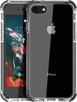 ShieldCase Bumper case geschikt voor Apple iPhone SE 2022 - transparant-zwart