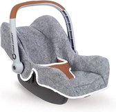 Smoby - Bébé Confort - Grijs zitje - Voor baby's en poppen - Verstelbaar handvat - Veiligheidsgordel
