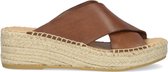 VIA VAI Gianna Espadrilles - Met Sleehak - Dames - Cognac - Maat 40