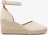 VIA VAI Flora Braid Espadrilles - Met Sleehak - Off White - Maat 42