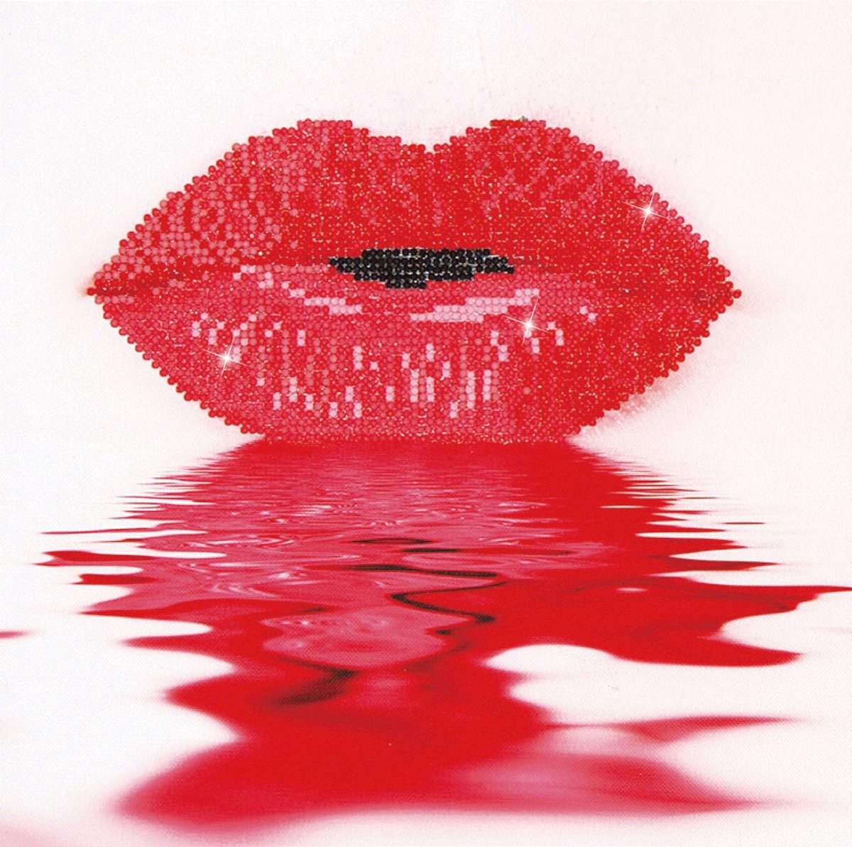 DIAMOND DOTZ Hot Lips - Diamond Painting - 2.425 Dotz - 30x30 cm