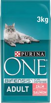 Purina ONE Adult - Kattenvoer Zalm & Volkoren Granen - 3kg