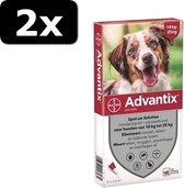 2x - ADVANTIX SPOT ON 250 >10KG 6 PIP