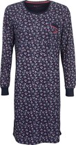 Tenderness Gebloemd Dames Nachthemd Blauw TENGD2103A - Maten: XXL