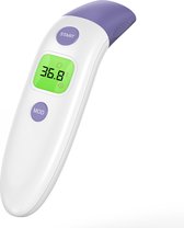 Bol.com HYLOGY Thermometer Lichaam - Koortsthermometer Voorhoofd Thermometer Volwassenen Contactloze MD-H30-EU - Infrarood Therm... aanbieding