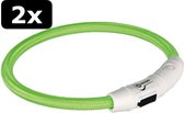 2x - SLANGHB USB GROEN 65CM