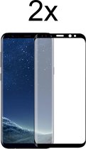 Samsung S9 Plus Screenprotector - Beschermglas Samsung galaxy S9 Plus Screen Protector Glas - Full cover - 2 stuks