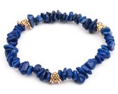 Armband Dames - Steentjes - Elastisch - Blauw