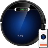 Jekkie robotstofzuiger met dweilfunctie en app - Dweilrobot - Robot stofzuiger - Robot vacuum cleaner - Stofzuiger robot - Met afstandsbediening en laadstation - Wifi - Zwart