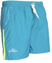 Zwembroek Boxer Splash, EYE Sportwear, Sky blauw/Fluo geel, maat 3YS (122/128), WEES UNIEK !