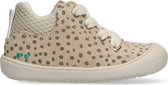 Bunnies JR 222152-406 Meisjes Lage Sneakers - Beige - Suède - Veters