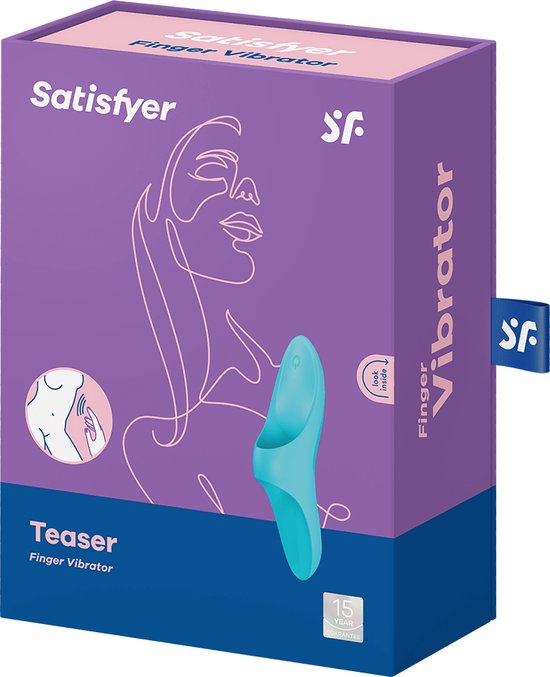 Doigt Vibromasseur Teaser Satisfyer Blauw