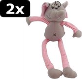 2x PULL MY LEG OLIFANT 44CM