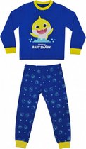 pyjama Baby Shark junior katoen blauw 2-delig maat 104