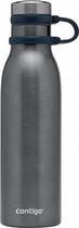 drinkfles Matterhorn 590 ml RVS antraciet/donkerblauw