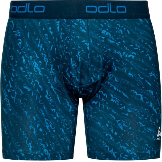 Odlo Sports Underpants Active Everyday Eco 2-Pack Homme - Couleur Blue Wing Teal - Zwart - Taille S