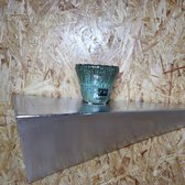 Massief Aluminium Design Wandrek Plank 59 cm