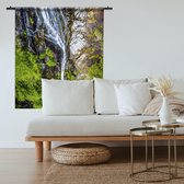 Wandkleed | "Mirador Ovejuela" | Waterval | 150 x 200 cm | Wandtapijt | Cascade | Waterfalls | Watervallen | Natuur | Compleet set | Met ophangsysteem