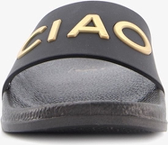 Ava Dames Slippers Zwart LA75283black | Lazamani