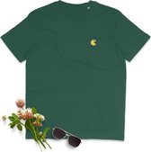 Pacman Heren T shirt Ronde Hals - Groen - Maat L