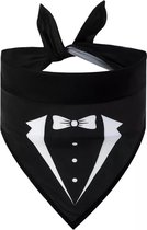 Bandana Chiens Tuxedo noir - chien - bandana - smoking - se marier