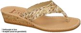 Ronny -Dames -  beige - slippers & muiltjes - maat 37