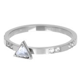 iXXXi jewelry vulring Expression Triangle zilverkleurig maat 19 (gewone ringmaat 21)