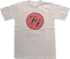 Foo Fighters Kinder Tshirt -Kids tm 12 jaar- FF Logo Grijs