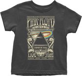 Pink Floyd - Carnegie Hall Poster Kinder T-shirt - Kids tm 2 jaar - Zwart