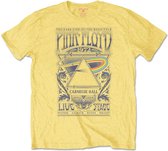 Pink Floyd Kinder Tshirt -Kids tm 6 jaar- Carnegie Hall Poster Geel