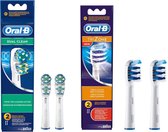 ORAL-B - Opzetborstels - DUAL CLEAN+TRIZONE - Elektrische tandenborstel borsteltjes - COMBIDEAL