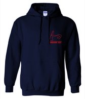 Gildan Hoodie Formule 1 Max Racing "Zandvoort 2022 Marineblauw" Maat M - Hoody met Capuchon - Trui Race Fan - Kampioen