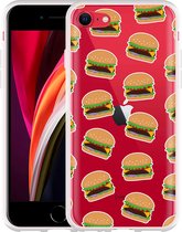 iPhone SE 2020 Hoesje Burgers - Designed by Cazy